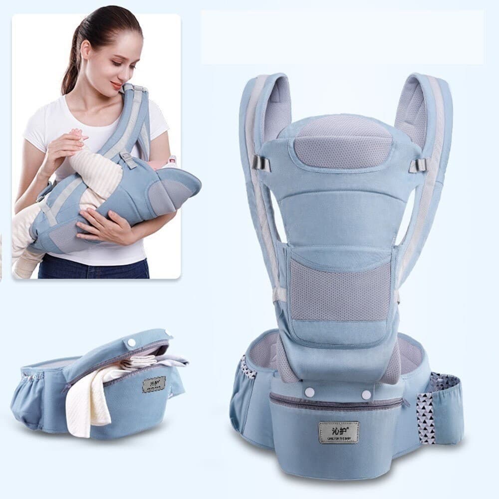 Assento de cintura canguru para bebê, várias cores, mochila infantil, alças de cintura  jorge