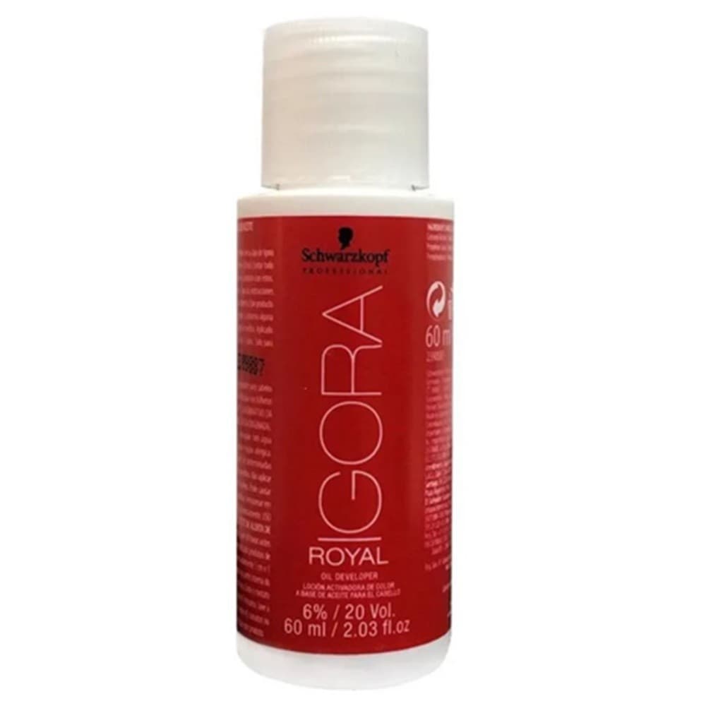 Schwarzkopf  Igora Royal 6% - Água Oxigenada 20 Vol. 60ml