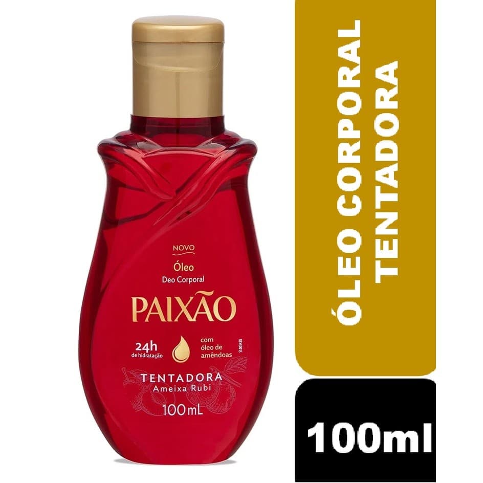 Óleo Corporal Paixão - Amêndoa Tentadora Ameixa Rubi - 100ml