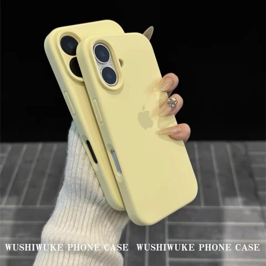Capa Luxuosa De Silicone Líquido Para iPhone 16 Pro MAX 15 11 12 13 14 16 Plus , À Prova De Choque Com Tudo Incluído