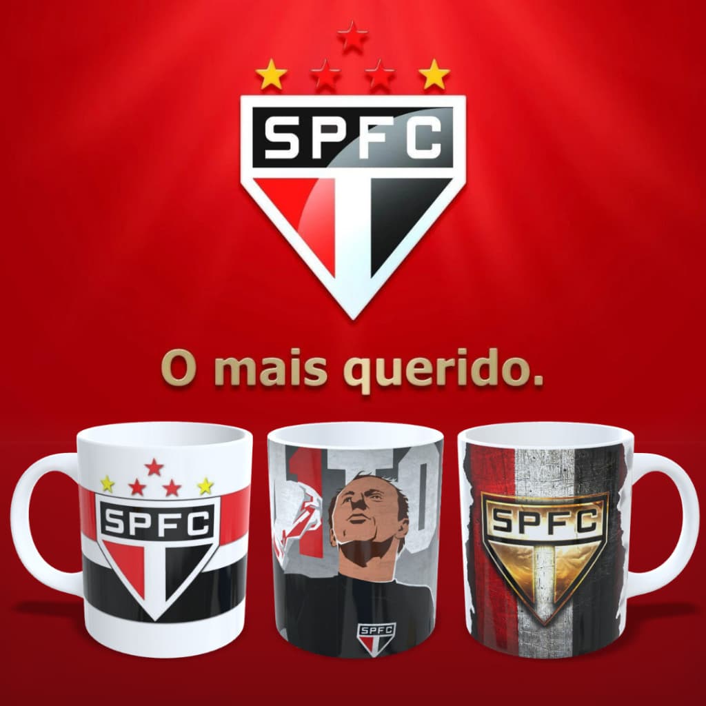 Caneca São Paulo FC! Vários Modelos do Tricolor! Promoção Exclusiva + Envio em 24 horas!