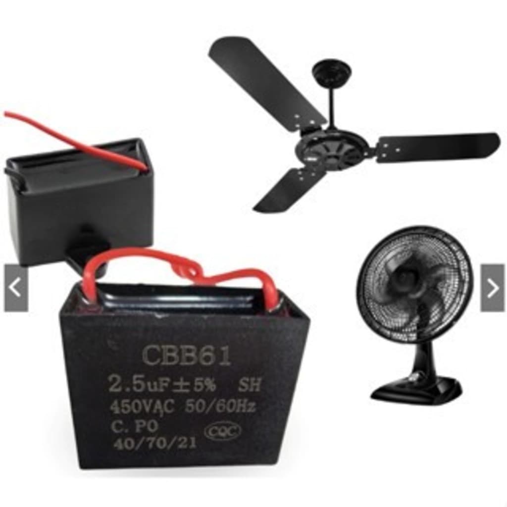 Capacitor CBB61 CBB60 Ventilador Partida 250V 450V 1UF 1.2UF 1.5UF 2UF 4UF 5UF 6UF 8UF VANT