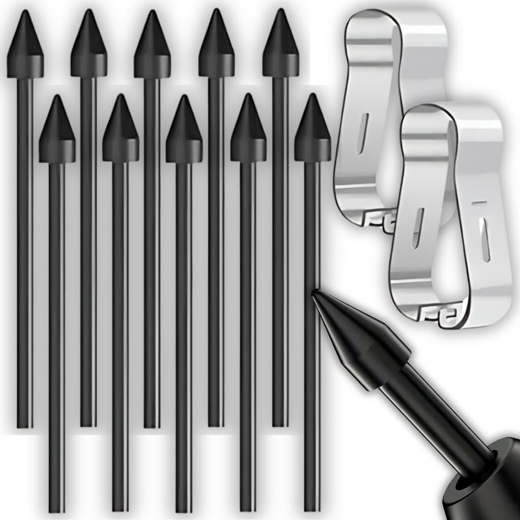 Kit 10 Pontas Repor Caneta Spen Galaxy Tab Note Touch Screen