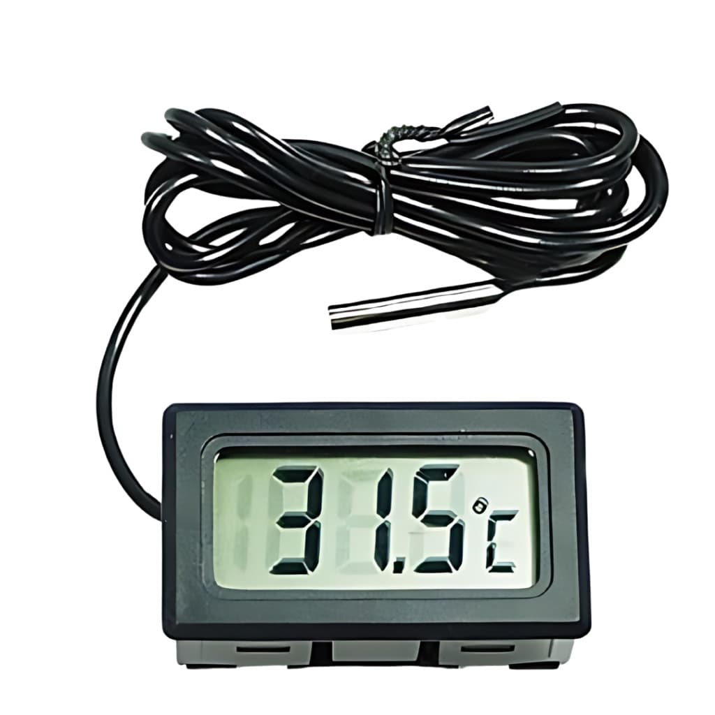 Termômetro Digital LCD Aquário Freezer Chocadeira Estufa Ambiente
