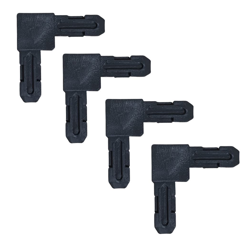 Kit 04 Cantoneiras Para Tela Mosquiteira Perfil Alumínio
