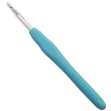 Agulha de Crochê Soft Cabo Emborrachado Circulo - 5,0mm