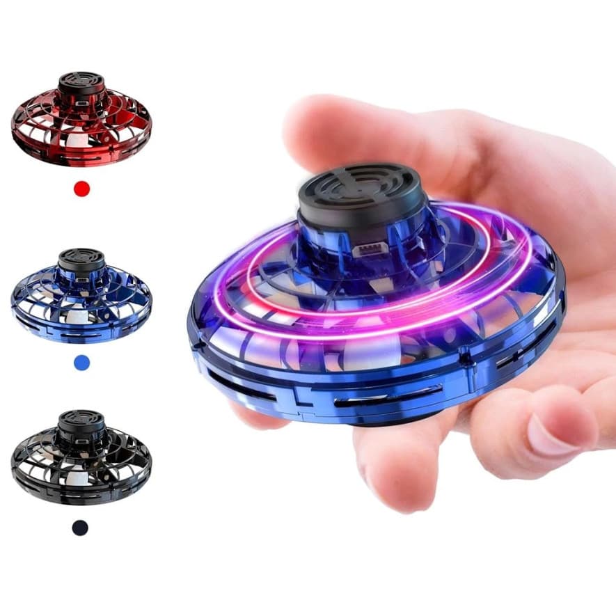 Brinquedo Mini Disco Voador Recarregável Cores Variadas