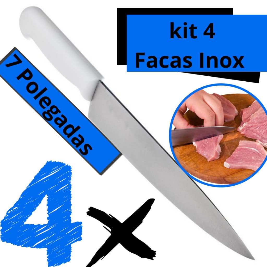 Kit com 4 Peixeiras: Tamanho Perfeito para Todos os Cortes e Todos as Cozinhas