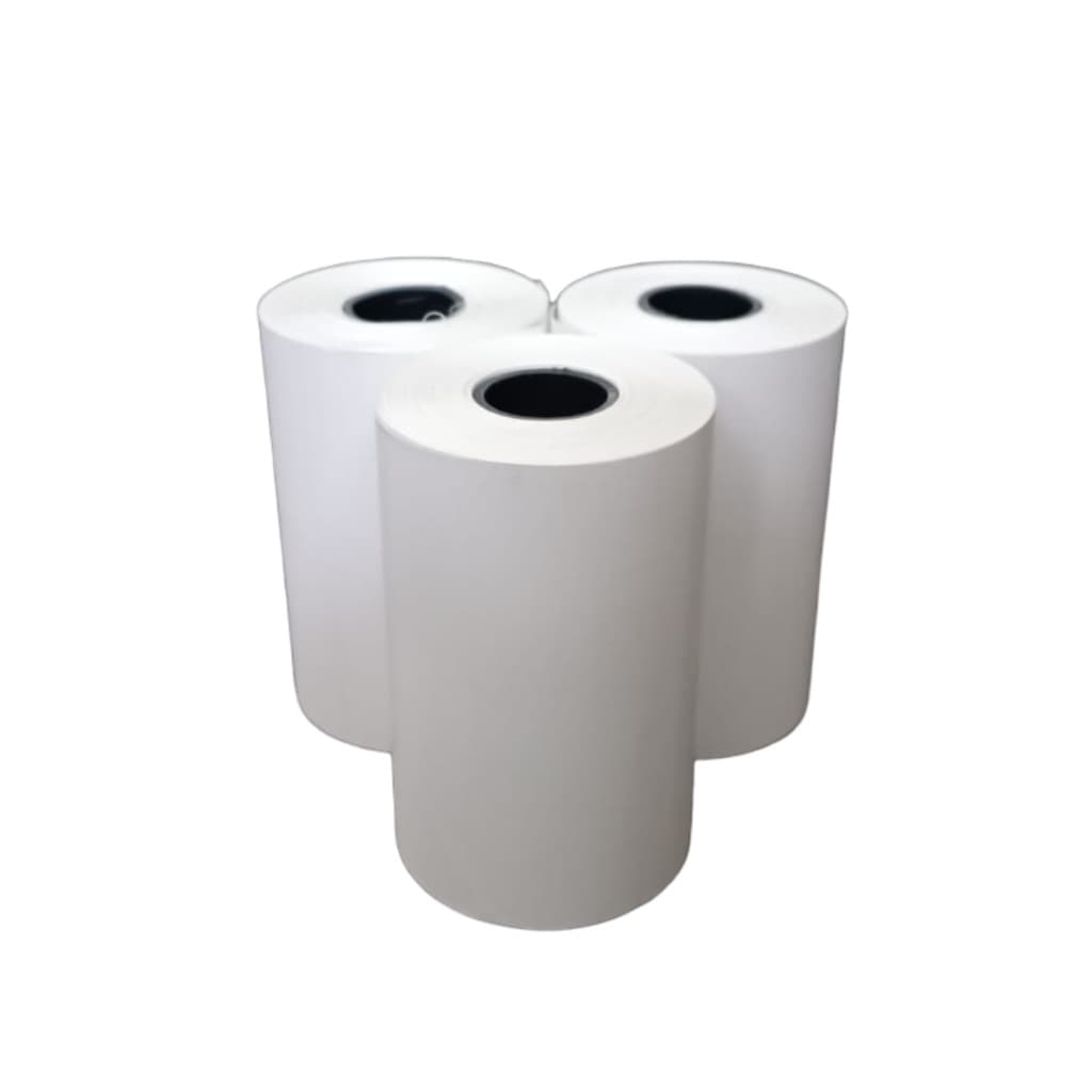 20 Rolos Bobina Térmica 57x16 P/ Maquininha Mini Impressora