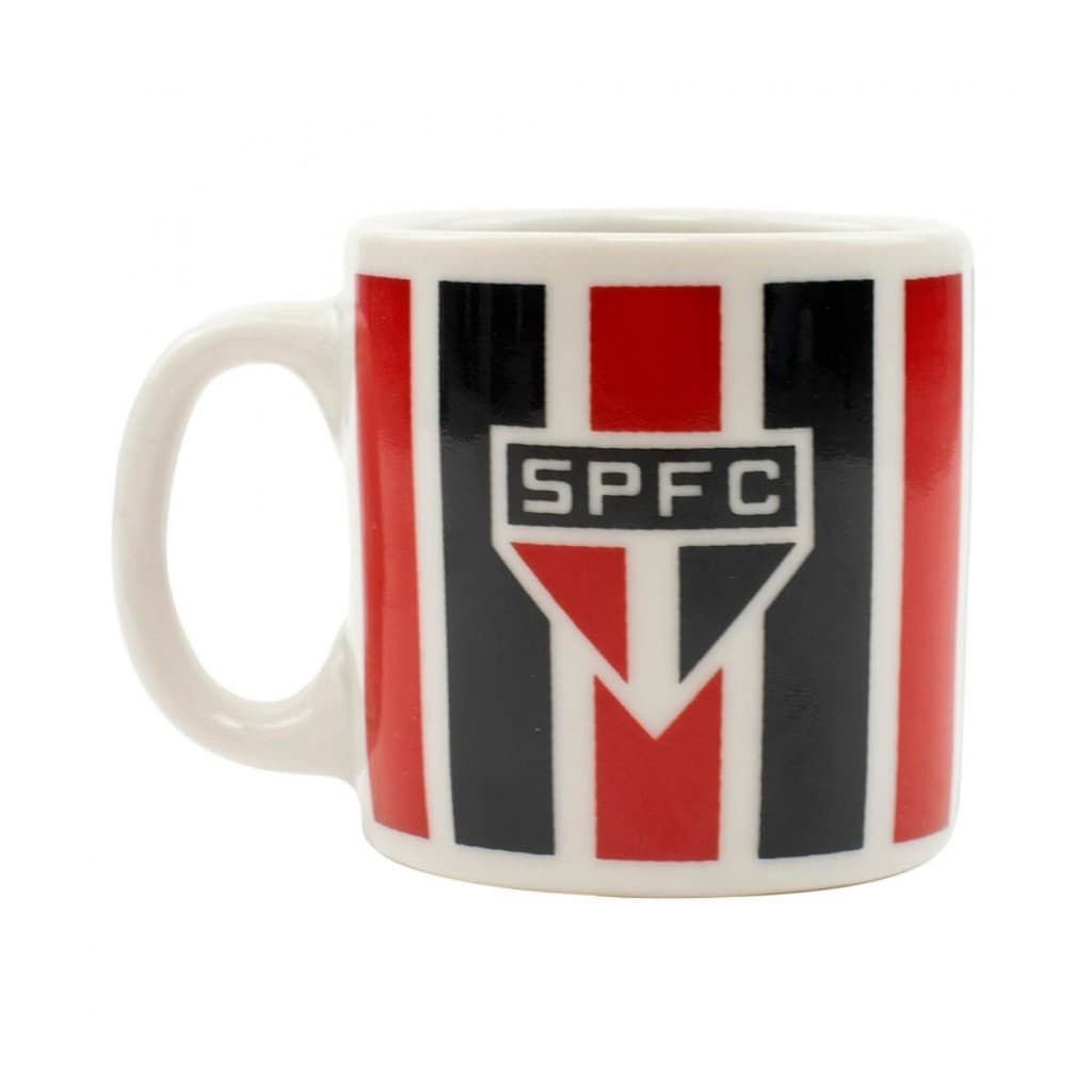 TSP002BR-2-B | Caneca Porcelana 120ml - SPFC