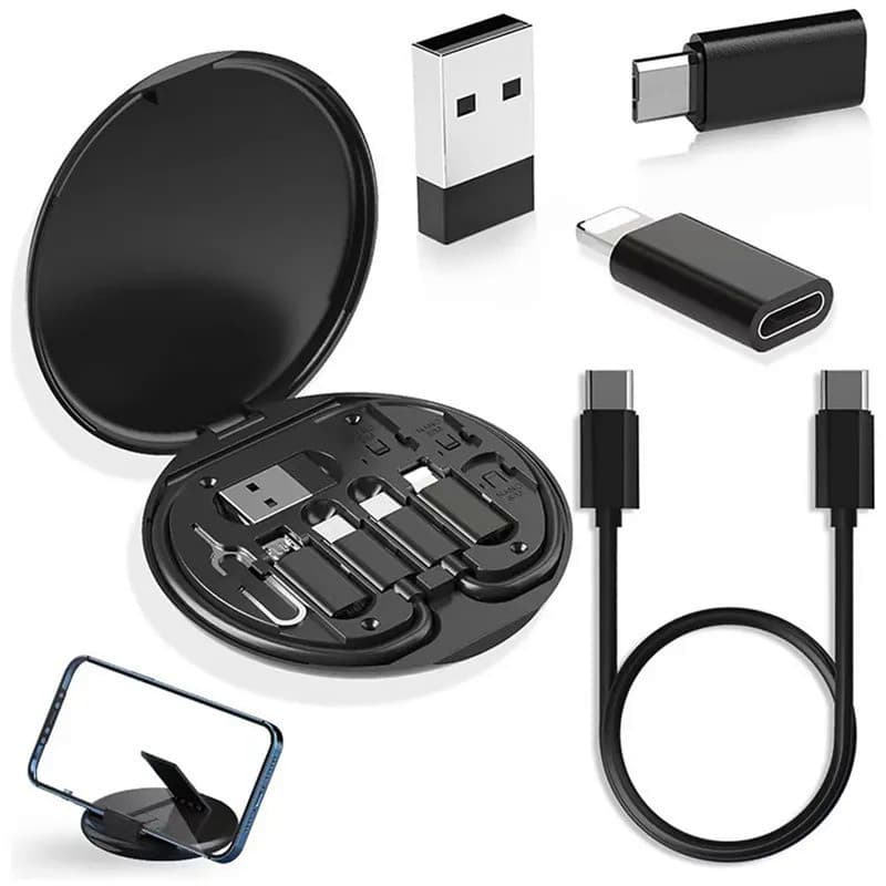 Kit Adaptador de Carregamento Rápido 60W Tipo-C para Micro USB para Iluminação YOBEL bosco
