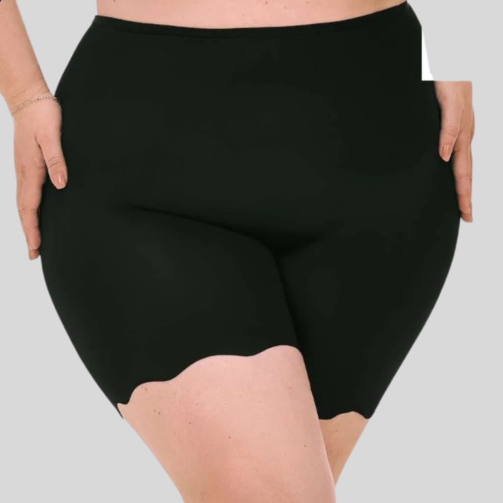 Bermuda Invisible Laser Microfibra Sem Costura Plus Size Gestante Maternidade