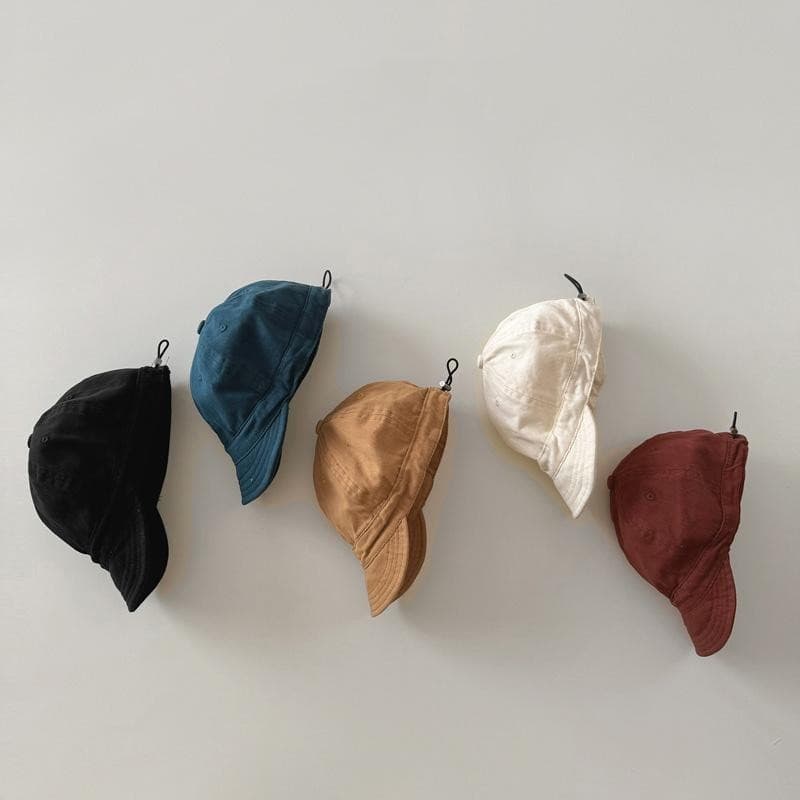 Boné De Beisebol Macio Infantil Estilo Coreano Cor Sólida Chapéu Bico De Pato Elegante Clássico De Sol Para Meninos Meni