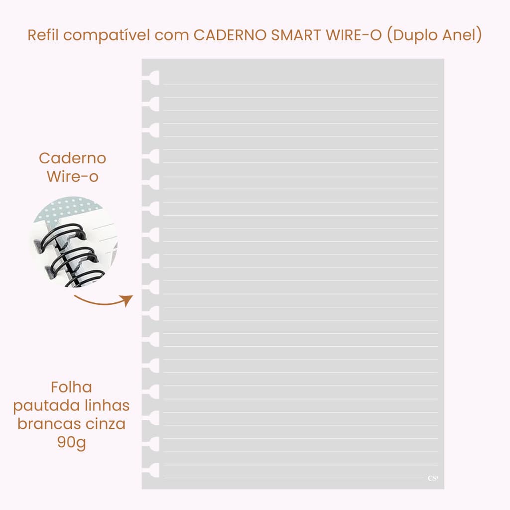 REFIL DE FOLHAS PARA CADERNO | REFIL DE FOLHAS CINZAS A5 E COLEGIAL | REFIL CADERNO SMART | REFIL CADERNO INTELIGENTE