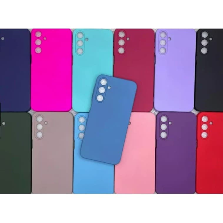 Capa Capinha Case Samsung Galaxy A16 Silicone Aveludado Protetor Colorido Proteção de Câmera