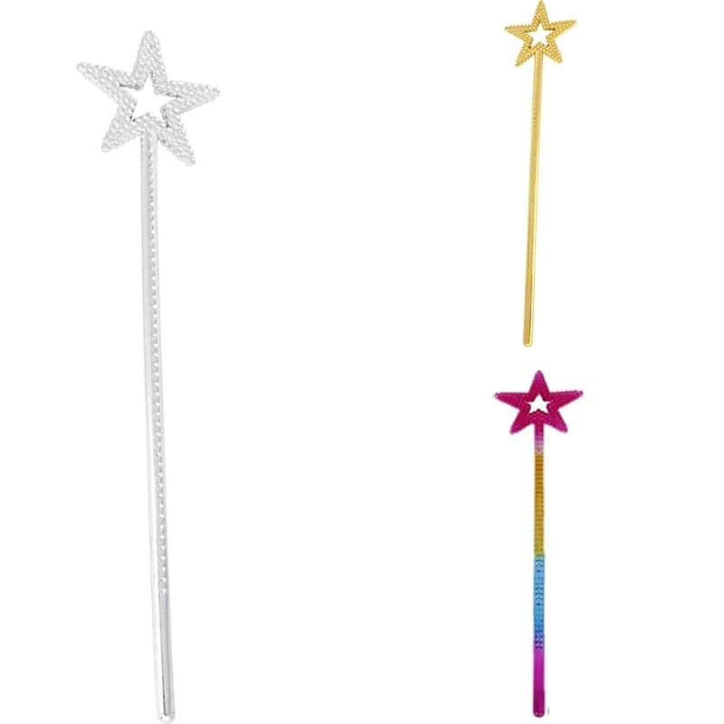 Anjo Varinhas Mágicas Fadas Varinha Estrela Princesa Para Festa Aniversário Halloween Casamento Natal Cosplay