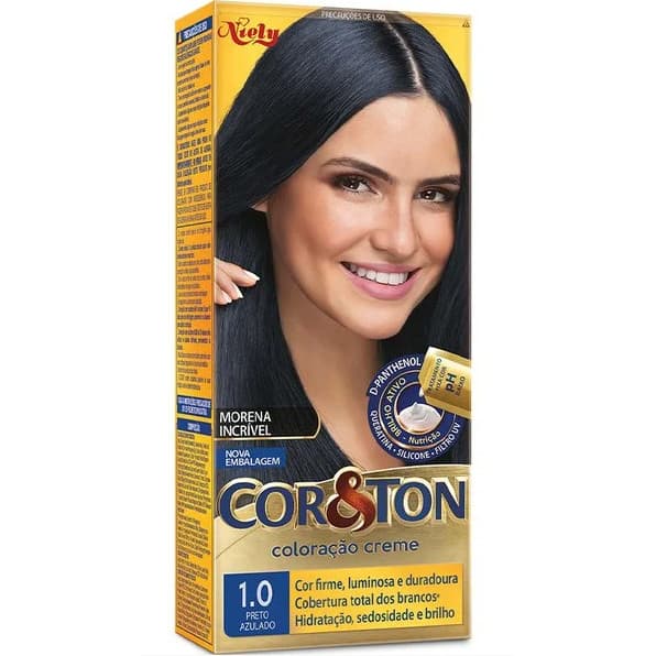 COR & TON 1.0 PRETO AZULADO