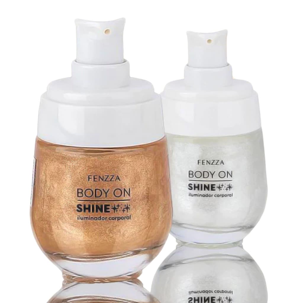 Kit 2 Iluminador Body On Shine Corporal Brillant e Radiance