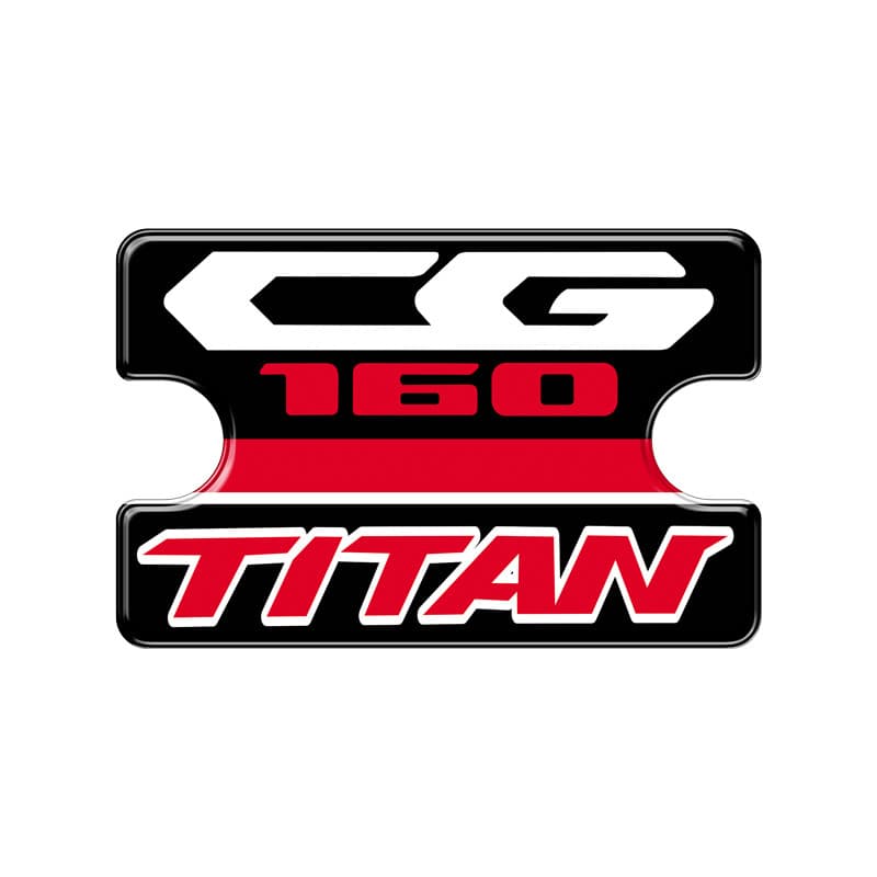 Adesivo Protetor Resinado Burrinho de Freio  CG 160 Start ,Fan,Titan e Cargo Vermelho