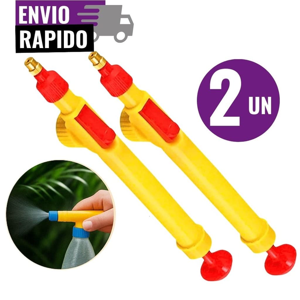 Pulverizador para Garrafa Pet | 02 Unidades Manual Borrifador Jardim Limpeza Regulável Spray Adaptável