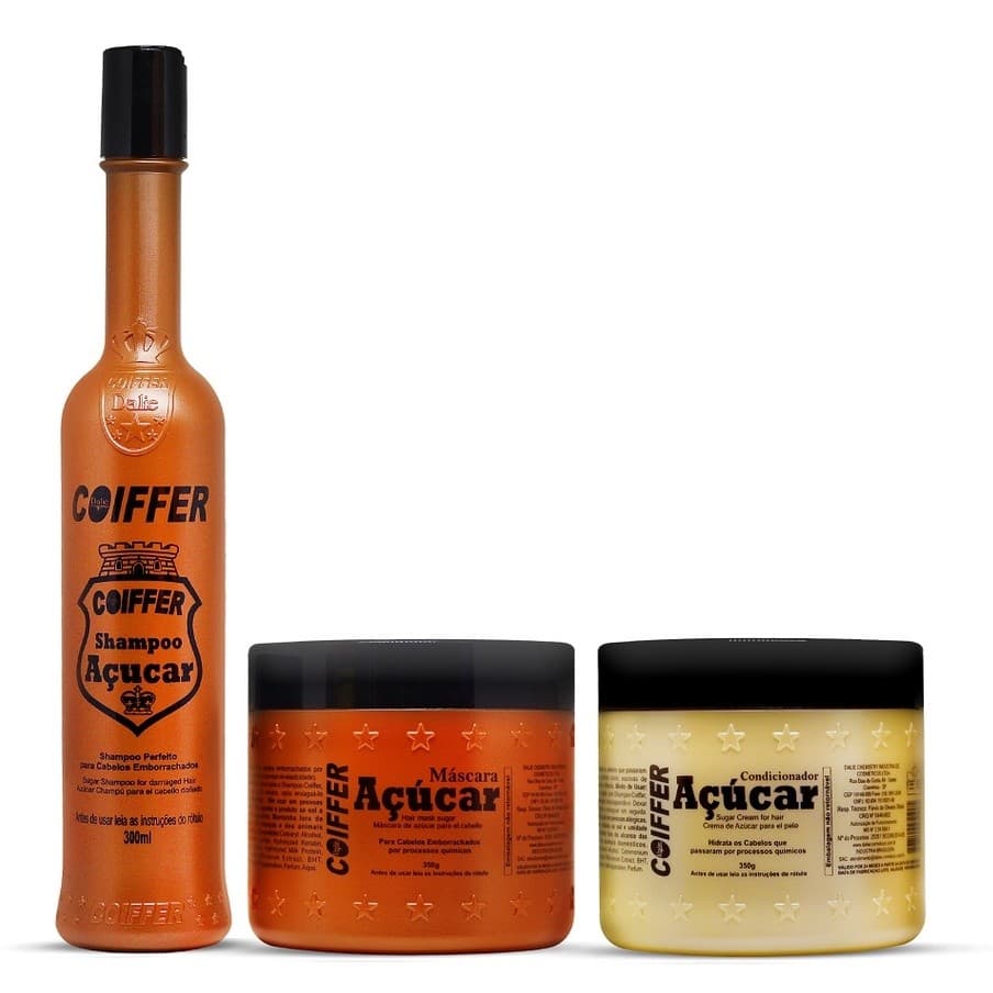 Kit Cliente Açúcar Coiffer 3 Unidades