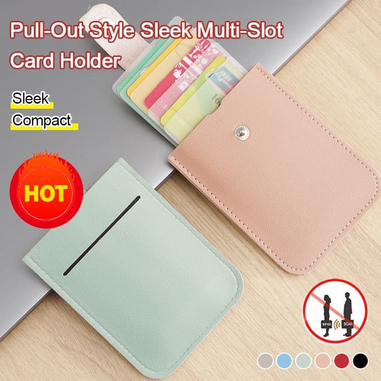 [Escova Anti-Desmagnetização E Roubo] Porta-Cartões Bancários Para Cartão De Identificação/Com Vários Slots/Carteira Ant