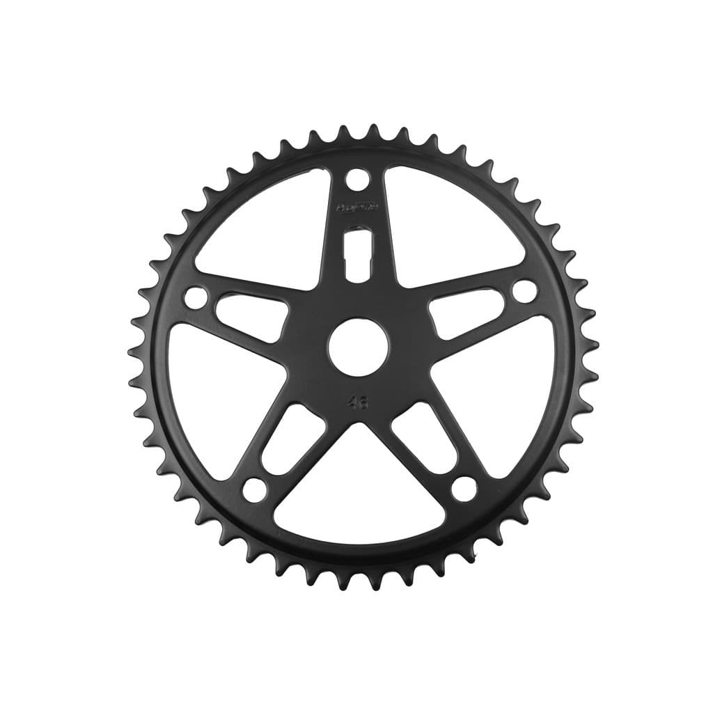 ENGRENAGEM COROA 46 DENTES 2,5 MM BICICLETA PRETA