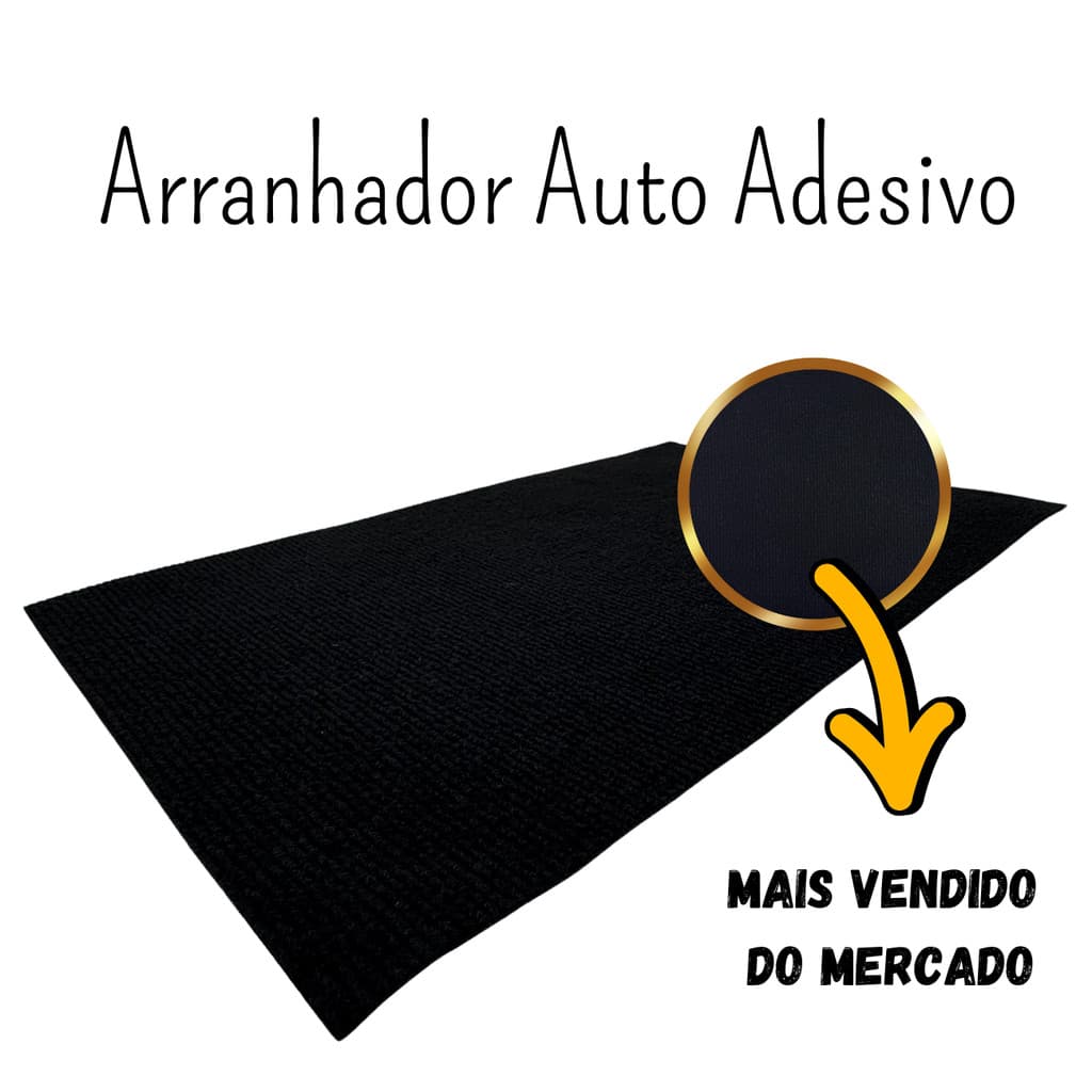 Arranhador Para Gato Adesivo Protetor de Móveis Sofás Camas Parede Carpete Premium - Exclusivo