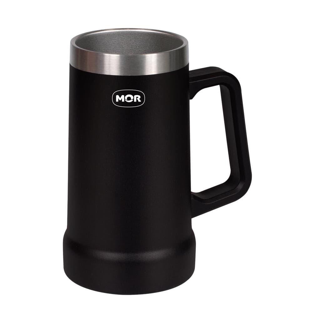 Caneca Térmica de Cerveja 500ml Preta 8810 MOR