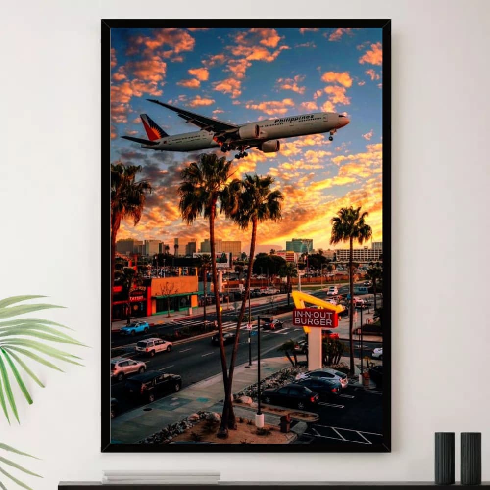Quadro Estados Unidos America Decorativo A3 35x45cm