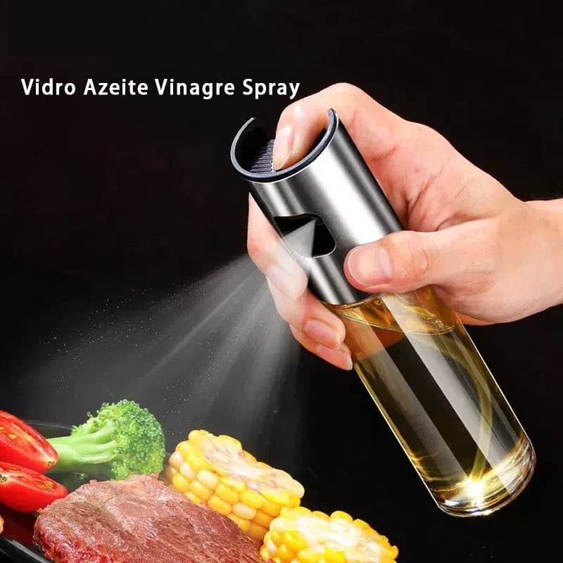 Spray Pulverizador Borrifador Azeite Vinagre em Vidro
