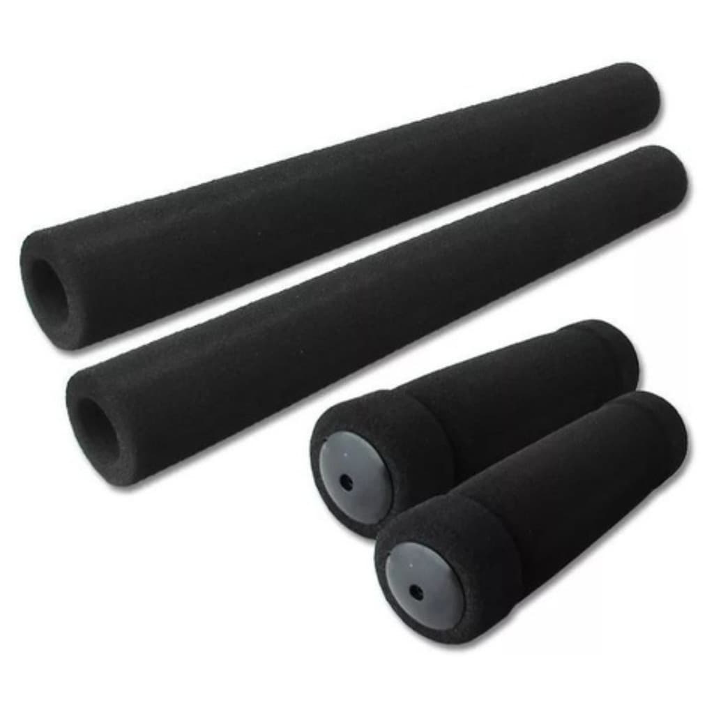 Manopla Beach Espuma P/Guidão Preto Tubete Bike Ou Moto