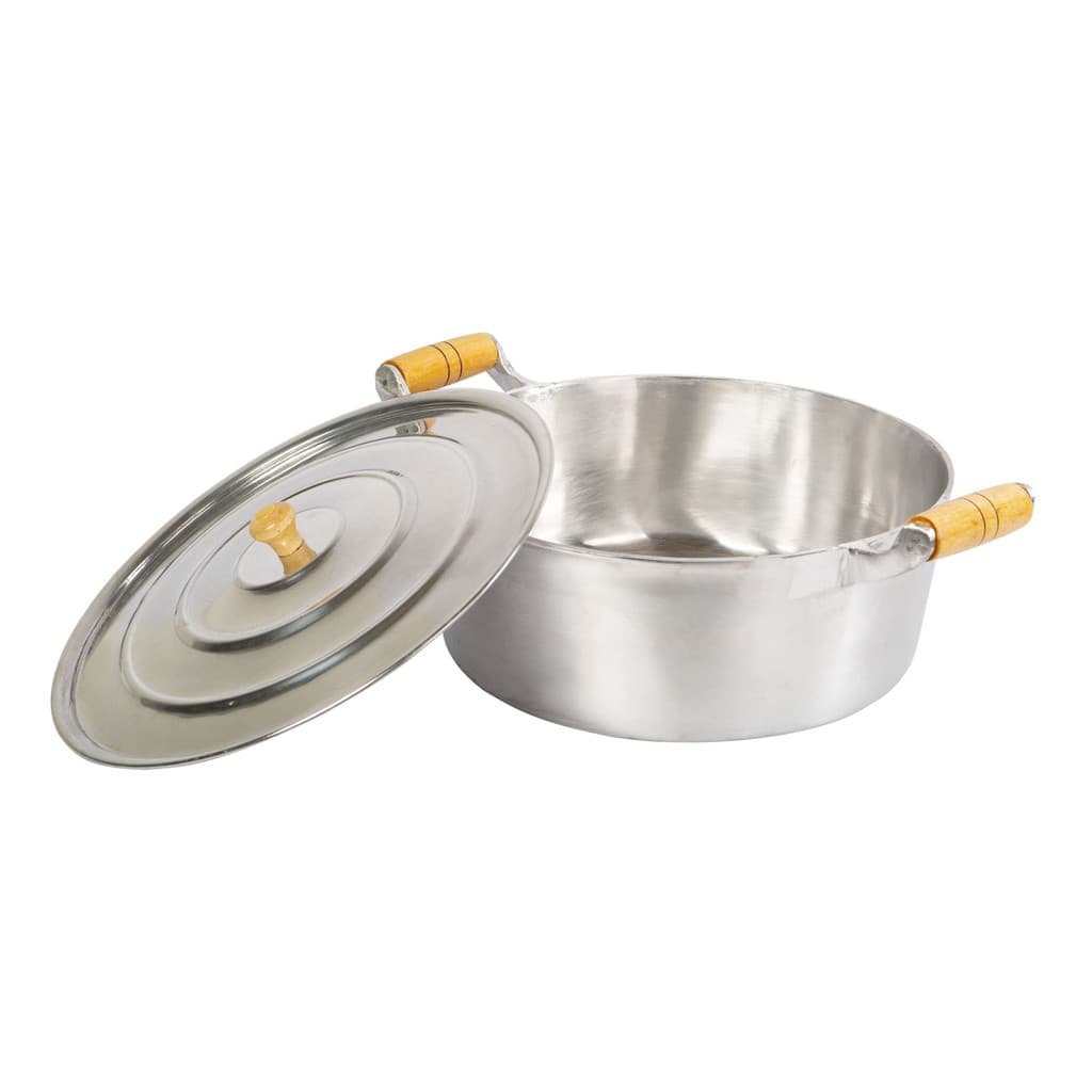 Caçarola Panela de Aluminio Fundido Batido Craqueado Tamanho 36