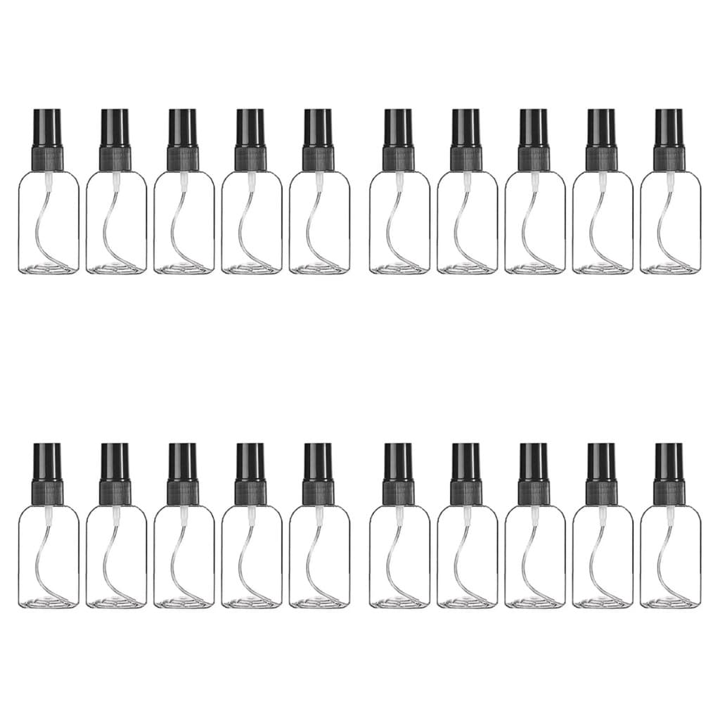 20 Frascos Plástico Pet Oval 30ml Válvula Spray Para Perfume