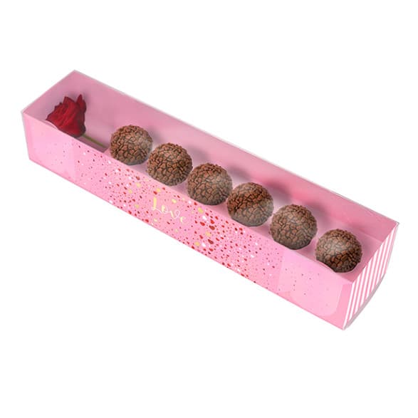 Kit com 10 Unidades De Caixinhas Dia das Mães-Para Botão De Rosas e Doces.