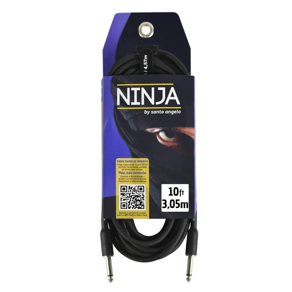 Cabo Para Instrumentos P10 x P10 NINJA 3M