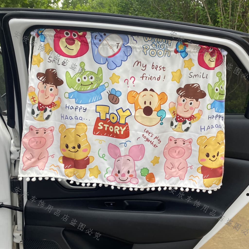 Cortinas De Carro , Protetor Solar Criativas De Desenhos Animados Infantis toy Story , Presentes Para Crianças