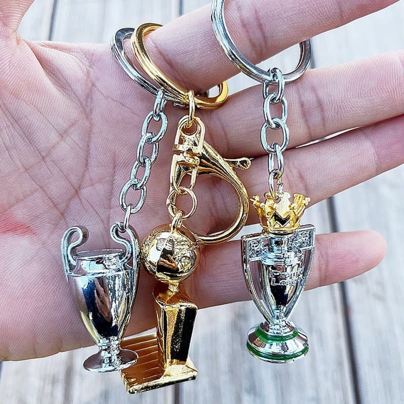 Chaveiro de troféu de Metal copo de campeonato inglês Super copo basquete pingente chaveiro