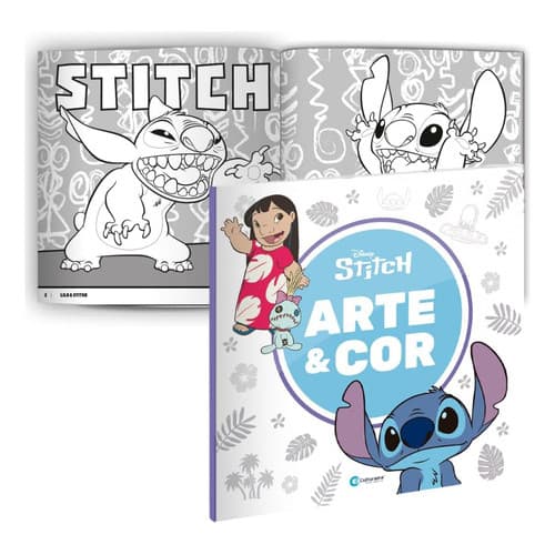 Livro Infantil Colorir Arte E Cor Desenhos Stitch Disney De Culturama Editora Culturama Capa Mole Em Português 2023