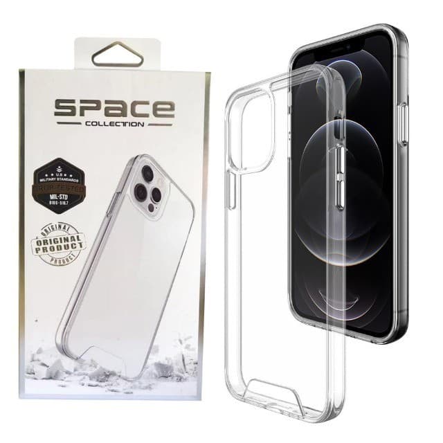 Case Capinha Clear Space Para iPhone 7/8 Plus X Xs Xr Xs Max 11 12 13 14 15 16 17 Pro Max