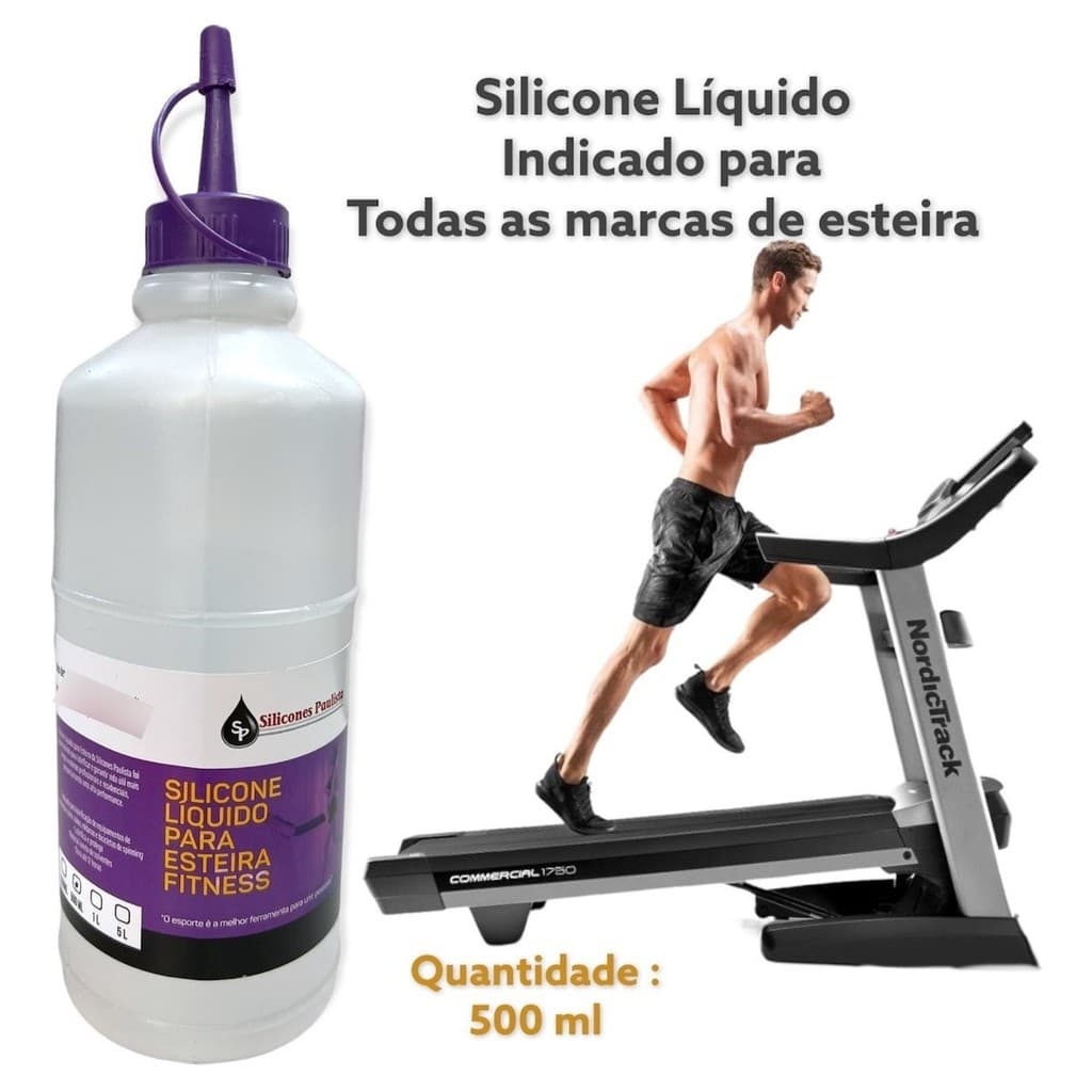 Silicone Lubrificar Esteiras e bicicleta spinning Profissional Doméstica 500ml
