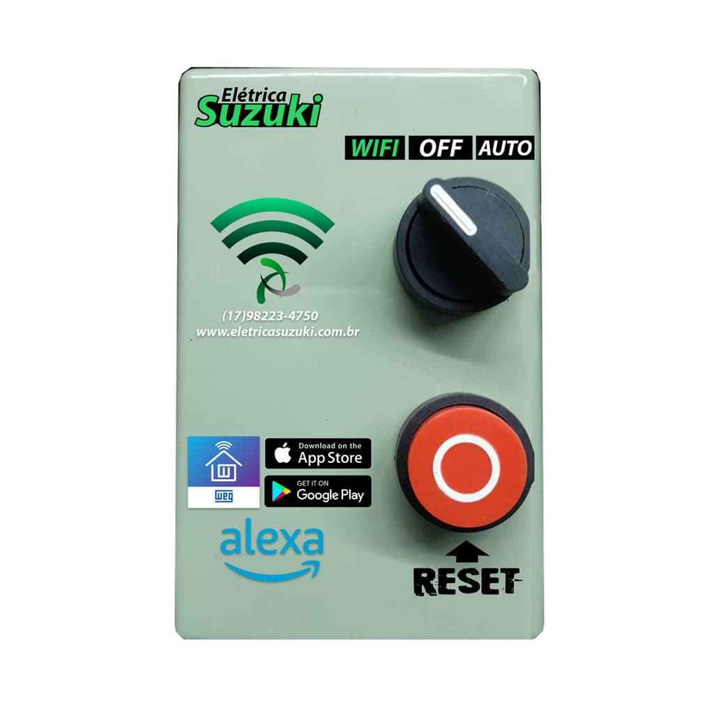 CHAVE PARTIDA WIFI ALEXA 1CV 2.5 4.0A  220V