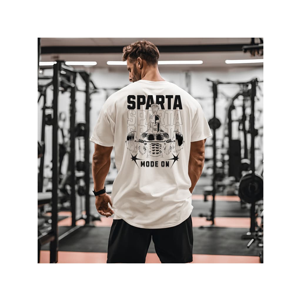 Camiseta camisa oversized streetwear esparta mode on