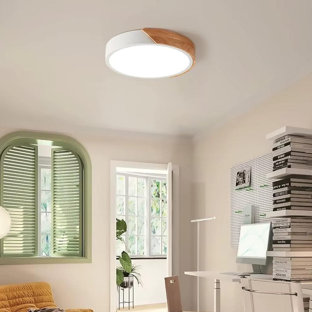 Luminária de Teto Plafon LED 3 em 1 25W Siena Sobrepor Redonda Moderna Econômica