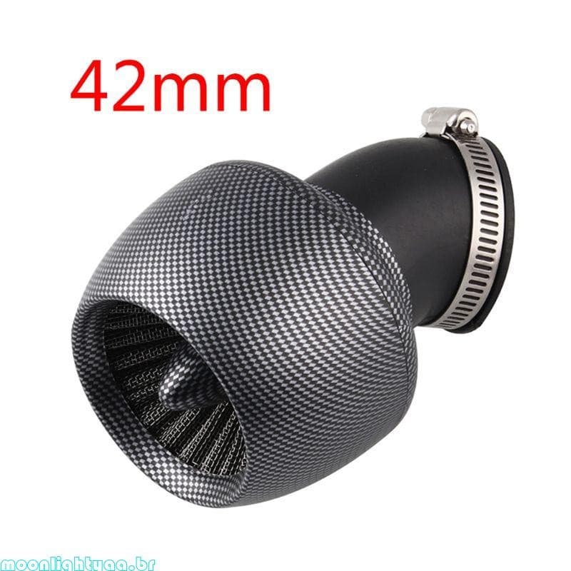 moonlightyaa1 Filtro Ar Para Motocicleta Fibra Carbono Scooter 150cc-250cc