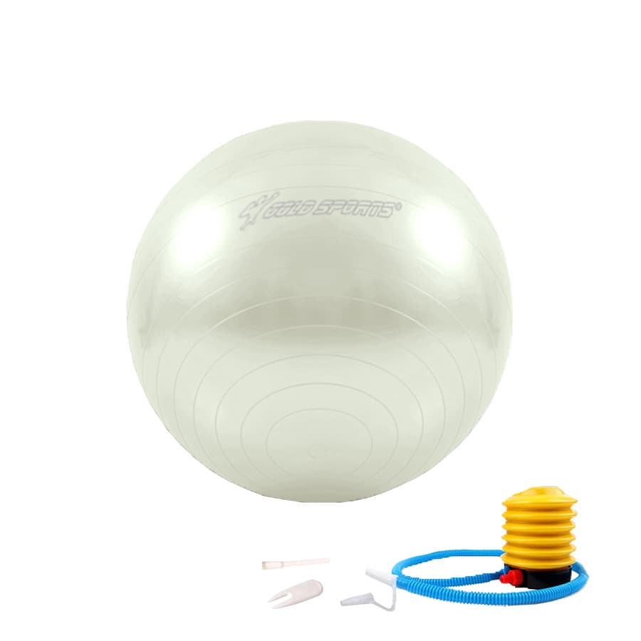 Bola  de Ginástica Gold Sports Pro 55cm Com Bomba de Encher Anti Explosão