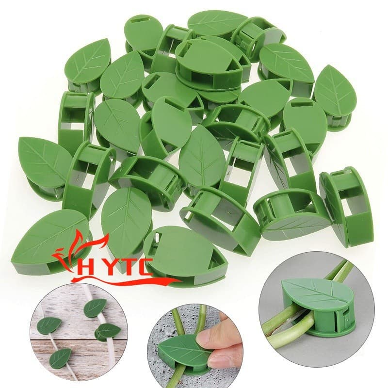 50Pcs Plant Folha Em Forma De Escalada Planta Clipes, Suporte De Parede Para Decoração