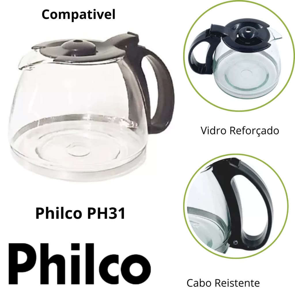 Jarra Para Cafeteira Philco PH31 Resistente Compatível