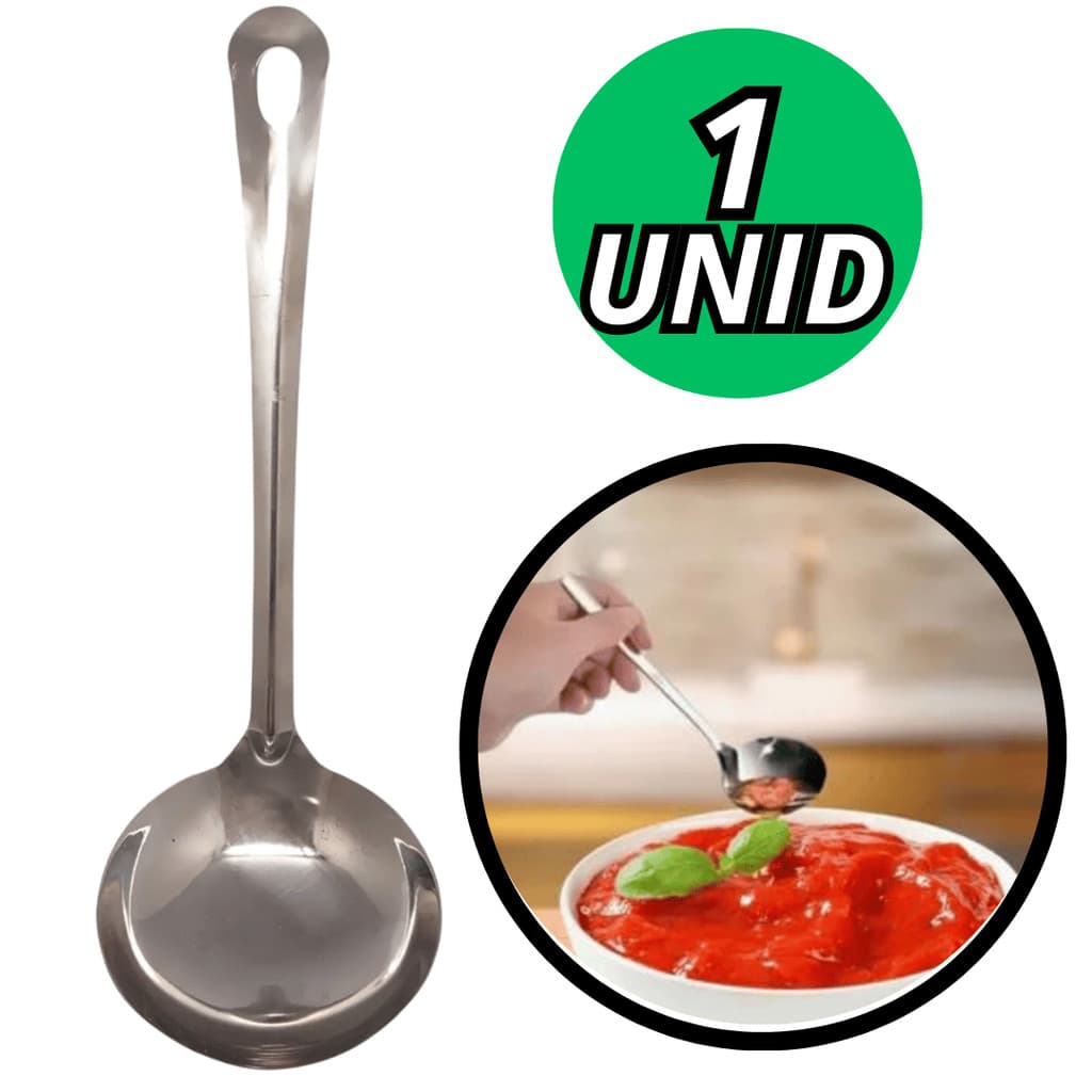 Concha 1 Peça Em Inox Utensilios Para Servir Caldos Sopas Cremes Para Cozinheira Restaurantes Buffet