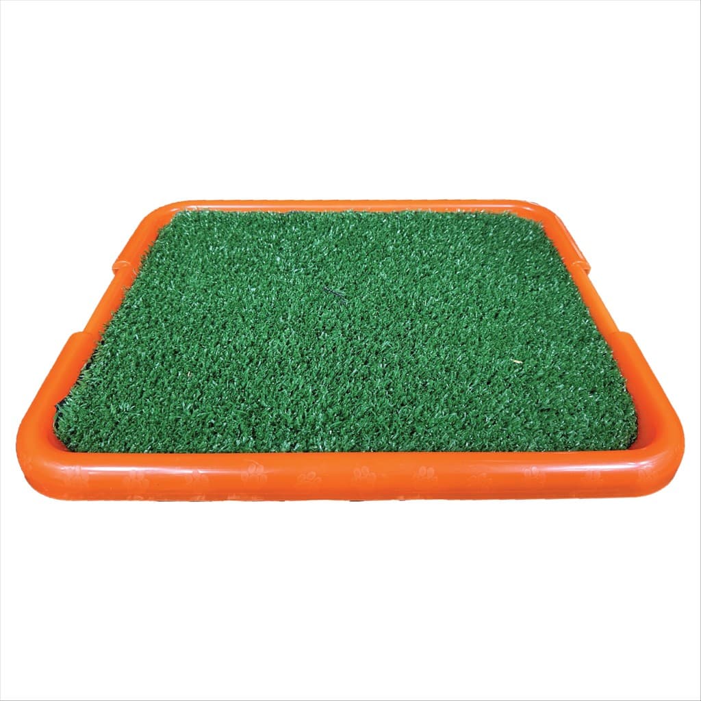 Bandeja Sanitária Para Cães Pipi Center Laranja Neon